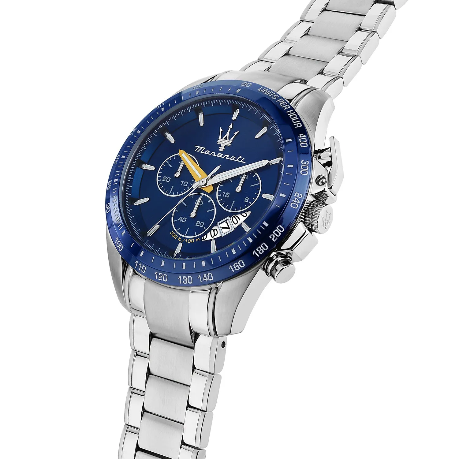 MASERATI MODENA EDITION 45MM CHR BLU D BR SS BL S MEN'S WATCH