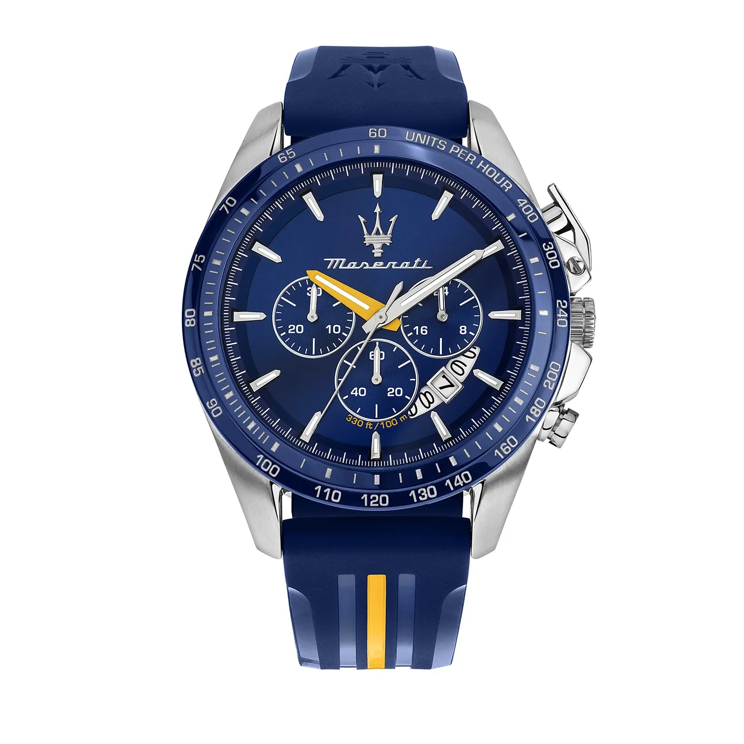 MASERATI MODENA EDITION 45MM CHR BLU D BR SS BL S MEN'S WATCH