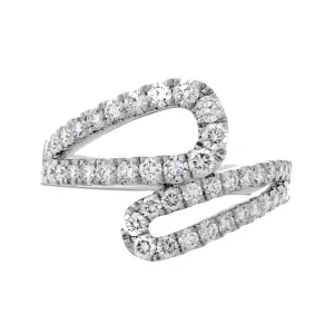 Memoire 18k White Gold Harper High-Tea Right Hand Ring