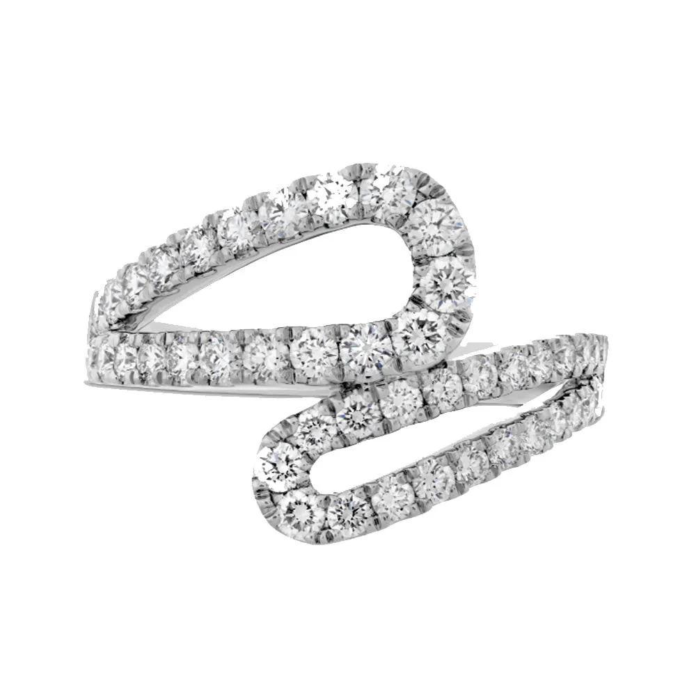 Memoire 18k White Gold Harper High-Tea Right Hand Ring