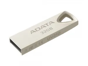 Memoria Usb Adata Uv210 32 Gb 2.0 Color Dorado Metalico