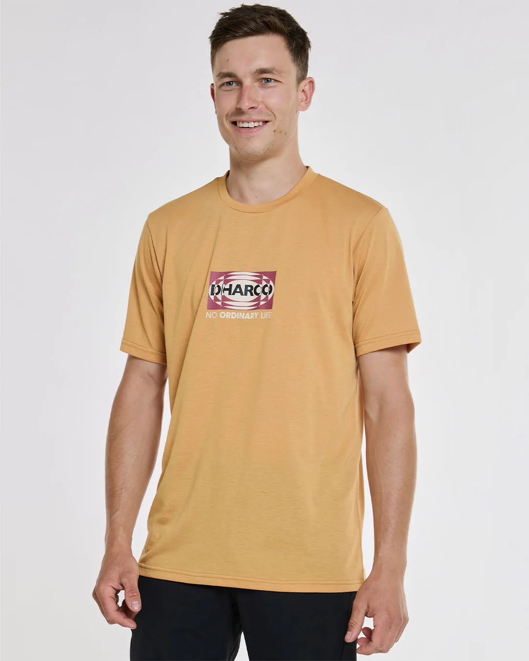 Mens Short Sleeve Tech Tee | Golden