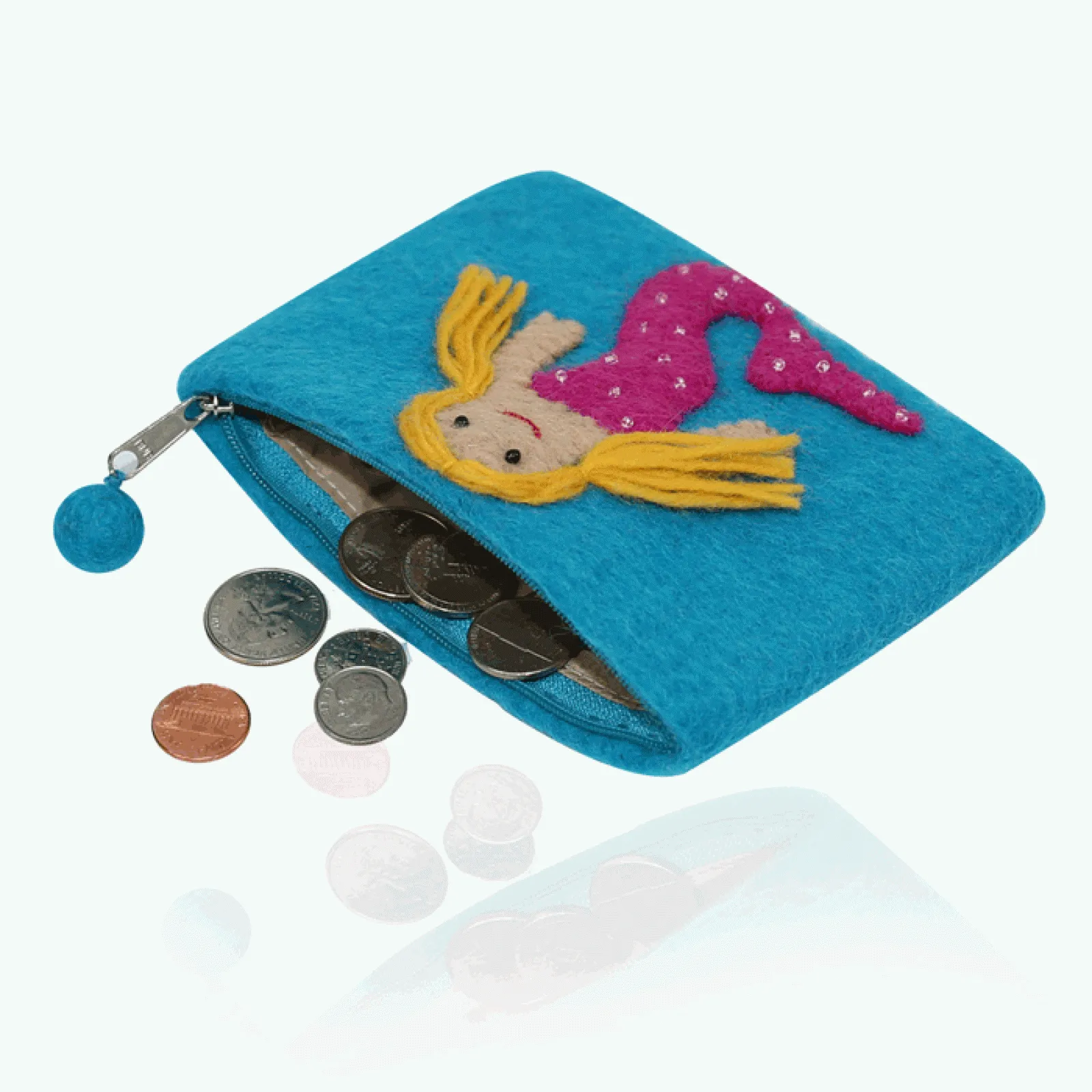 Mermaid Design Coin Purse