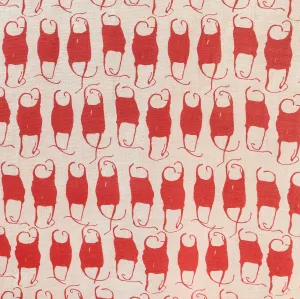 Mermaid's Purse Fabric - Nantucket Red