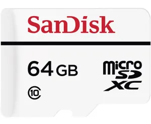 Micro Sd Sandisk High Endurance Sdhc De 64 Gb Clase 10 Blanca