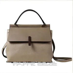 Midi Bag Elegant Tote Handbag Purses for Women - Cream Color