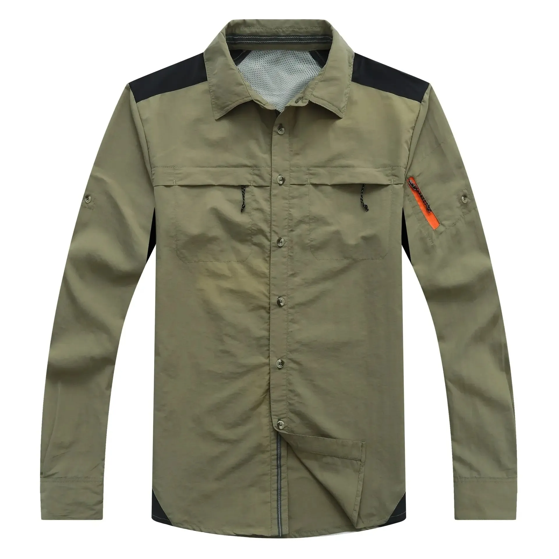 Military green shirt
