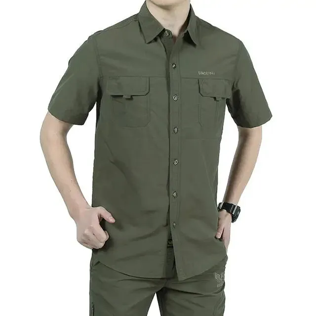Military style shirt