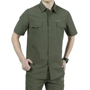 Military style shirt
