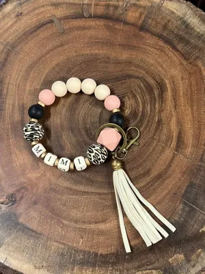 Mimi Silicone Bead Keychain Wristlet