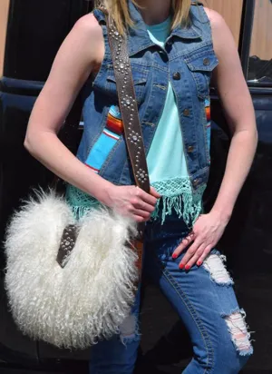 Mongolian Fur Cross Bag