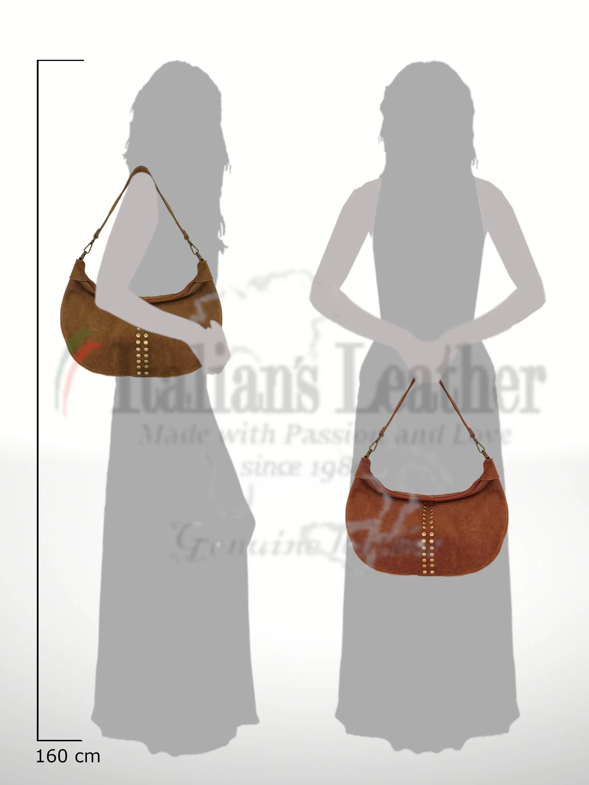 Monica Suede Leather Bag