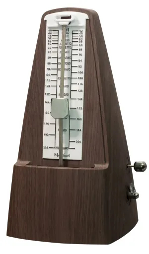 Montford (MFMT30) Pyramid Metronome With Bell - Wood Effect