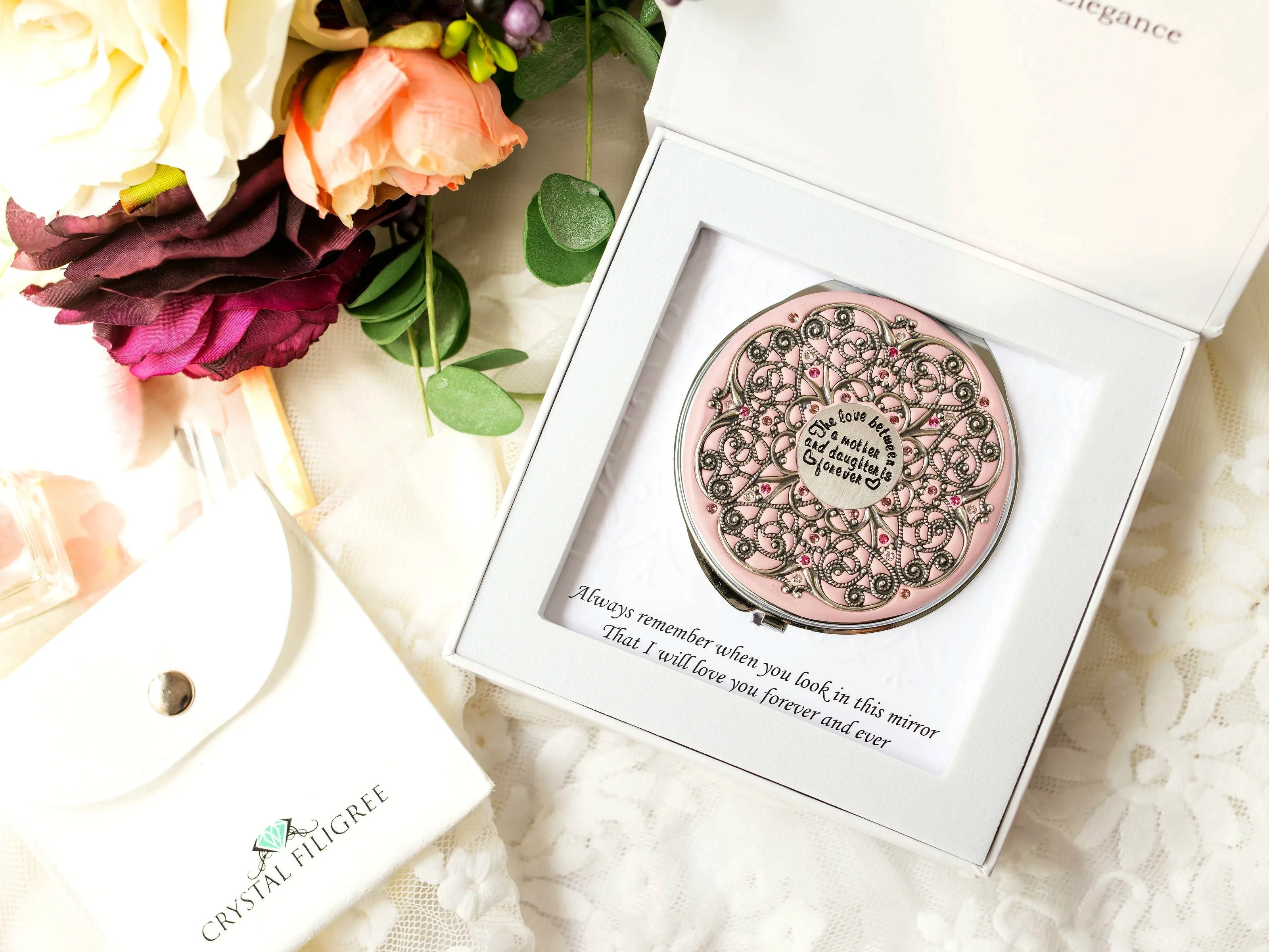 Mother and Daughter Extra Large Compact Mirror