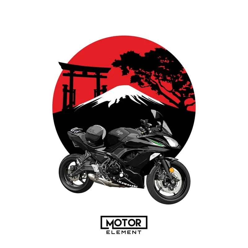 Motorcycles | Custom Digital Drawing