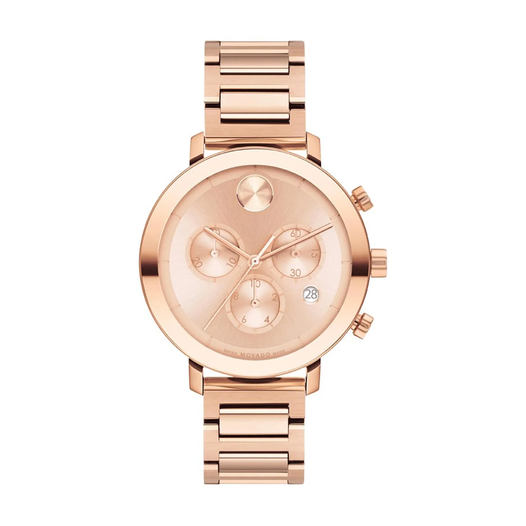 Movado Women's Watch Rose Gold Tone Case Quartz