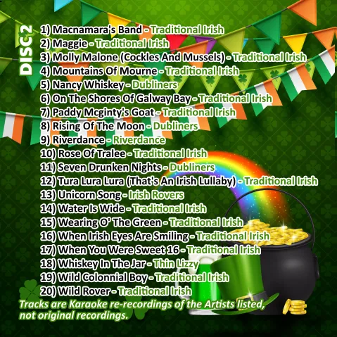 Mr Entertainer Big Karaoke Hits of Irish