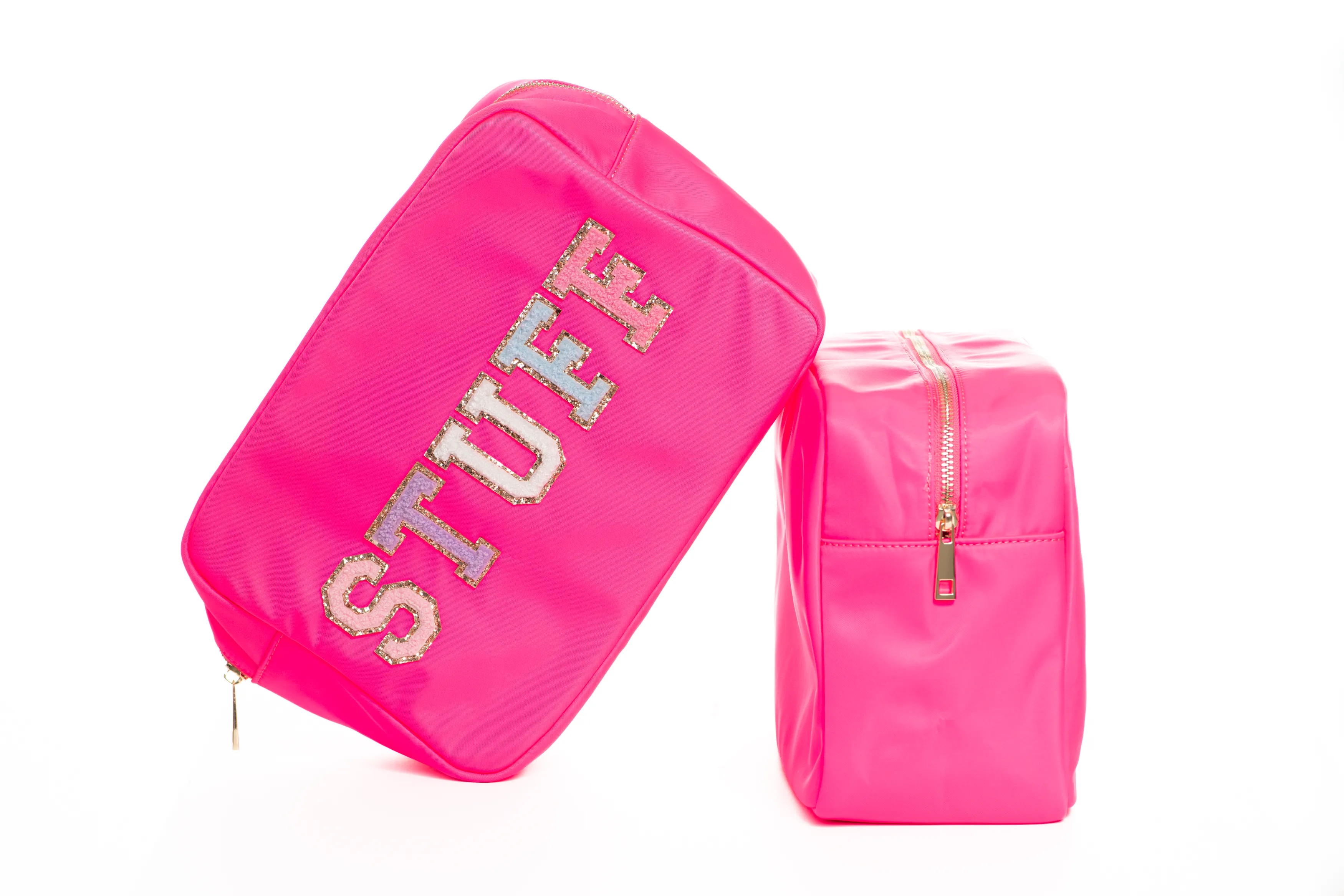 Multipurpose Large Hot Pink Pouch