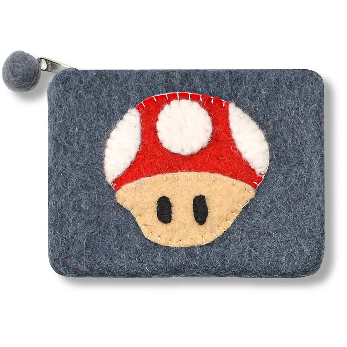 Mushroom Head Design Coin Purse