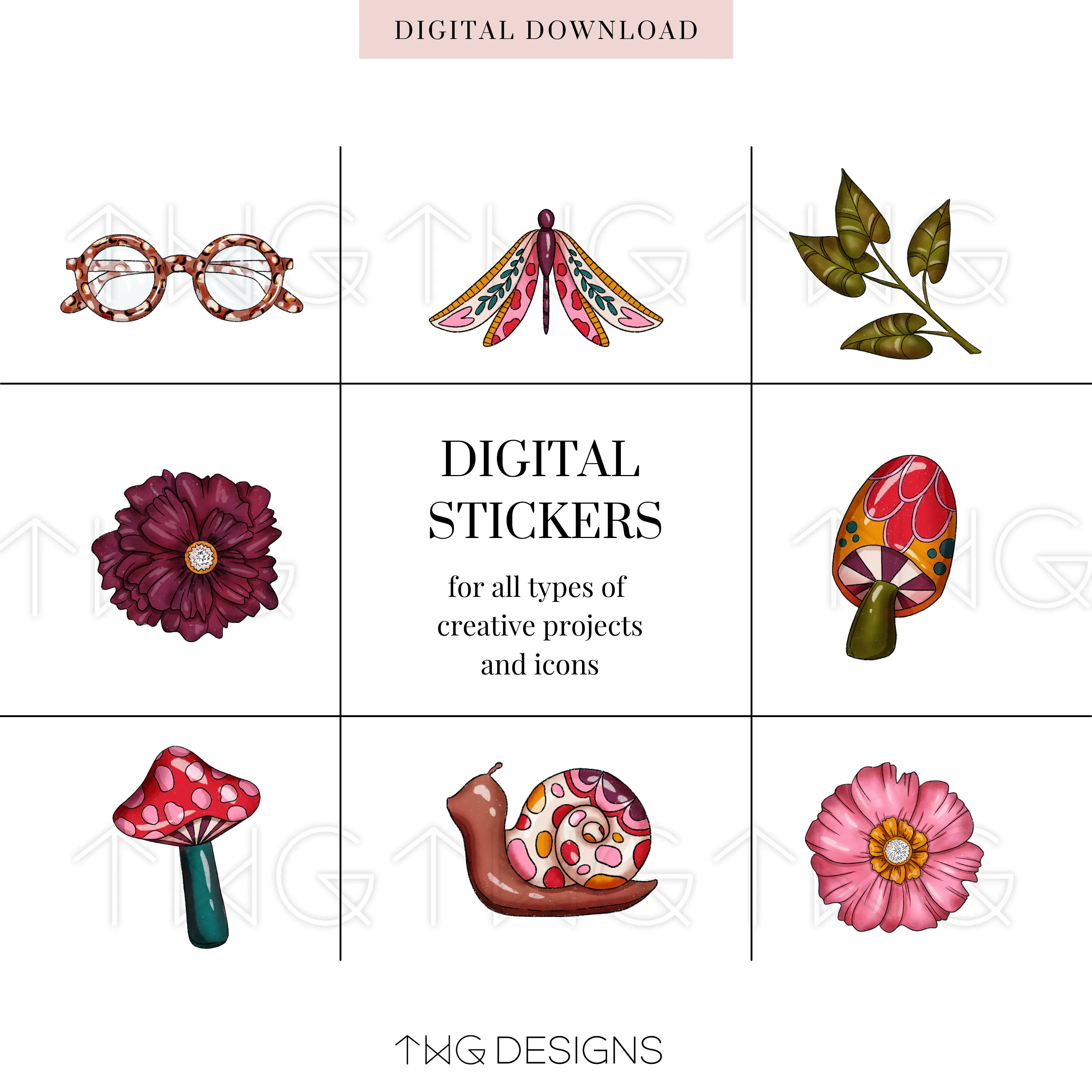 Mushrooms Clipart Collection
