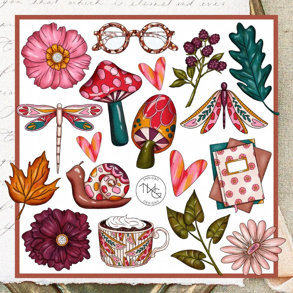 Mushrooms Clipart Collection