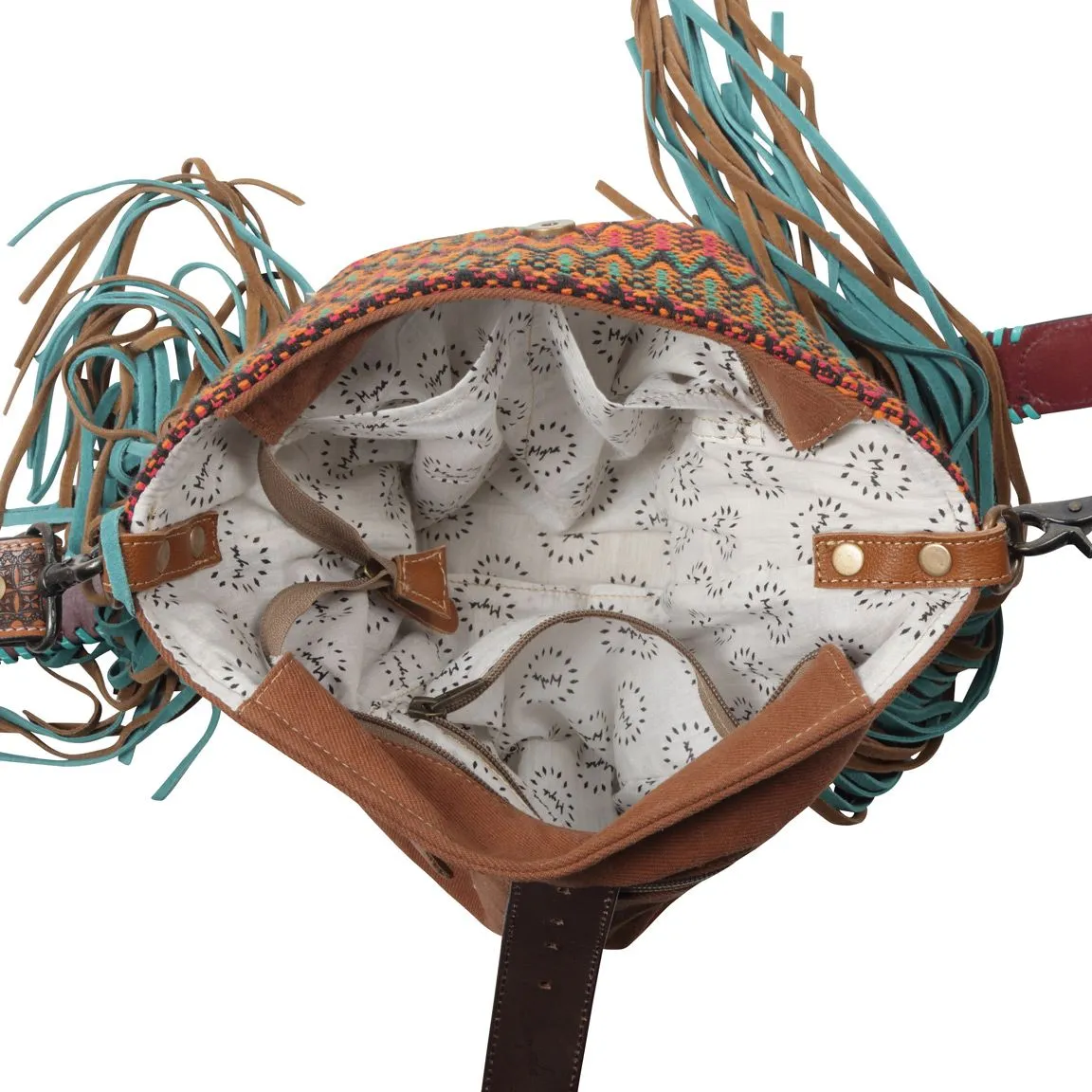 Myra Bag Cornelian Flames Tooled Bag