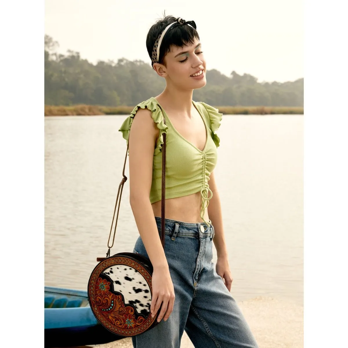 Myra Bag Simply Sober Round Bag
