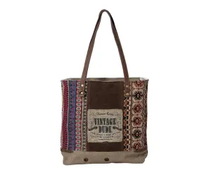 Myra Bag Vintage Journeys Tote Bag