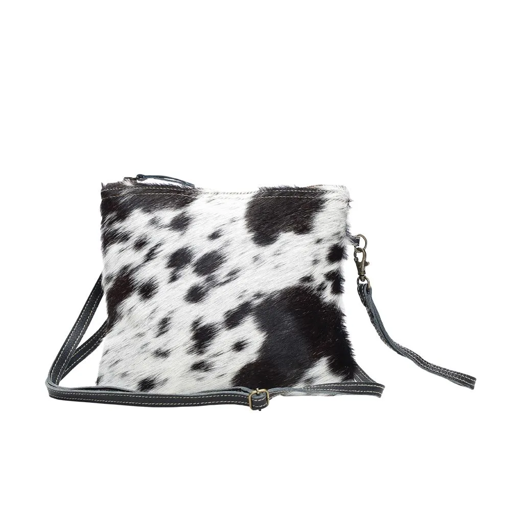 Myra Bag White & Black Shade Shoulder Bag