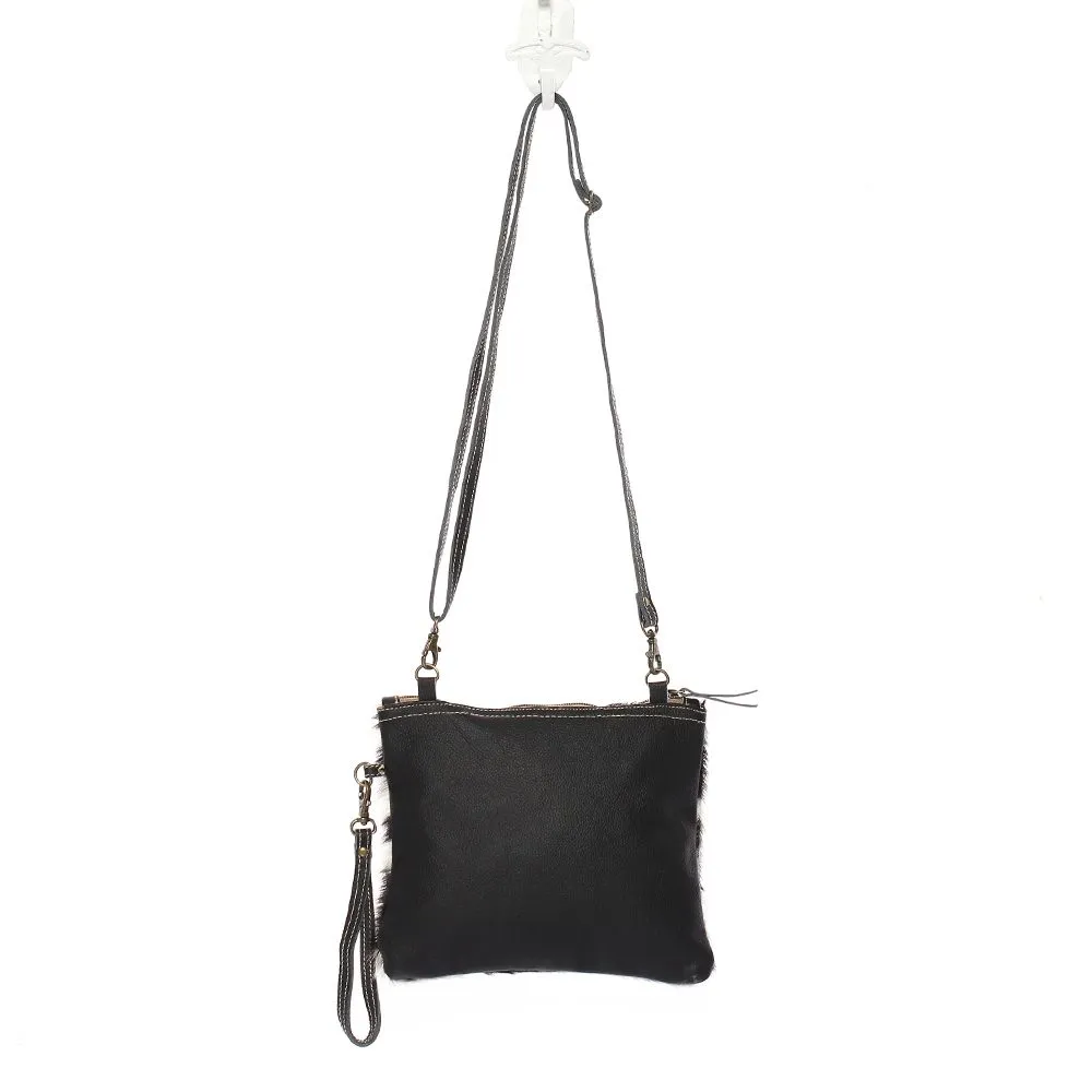 Myra Bag White & Black Shade Shoulder Bag