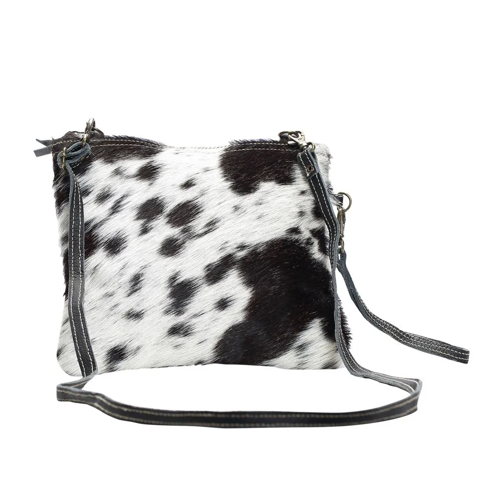 Myra Bag White & Black Shade Shoulder Bag