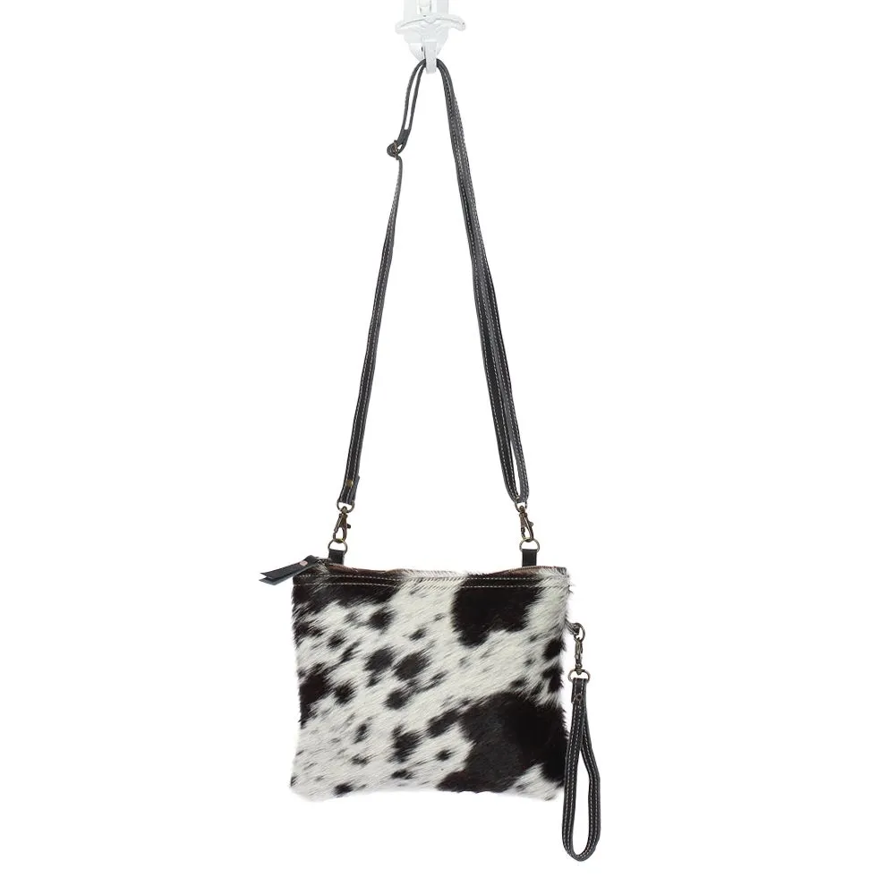 Myra Bag White & Black Shade Shoulder Bag