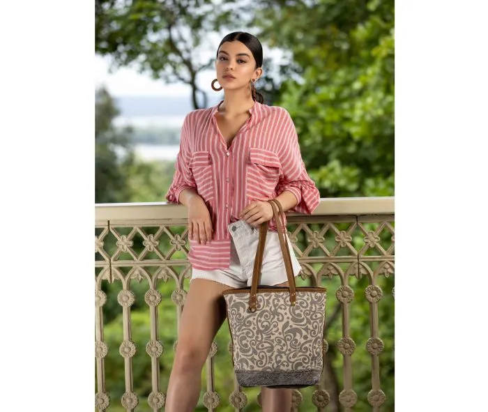 Myra Bag Winter Snow Tote Bag