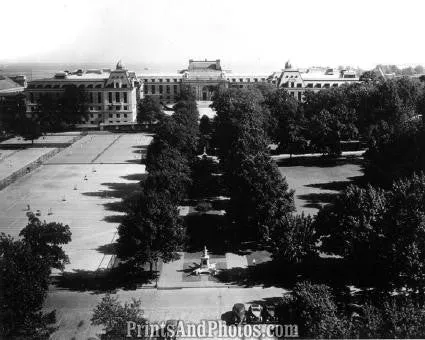 NAVAL ACADEMY Bancroft Hall Aerail 3037