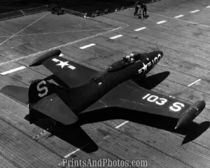 NAVY Grumann Jet F9F USS Boxer  2600