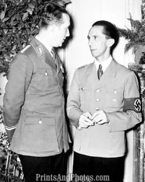 Nazi Germany Gring & Goebbels  5297