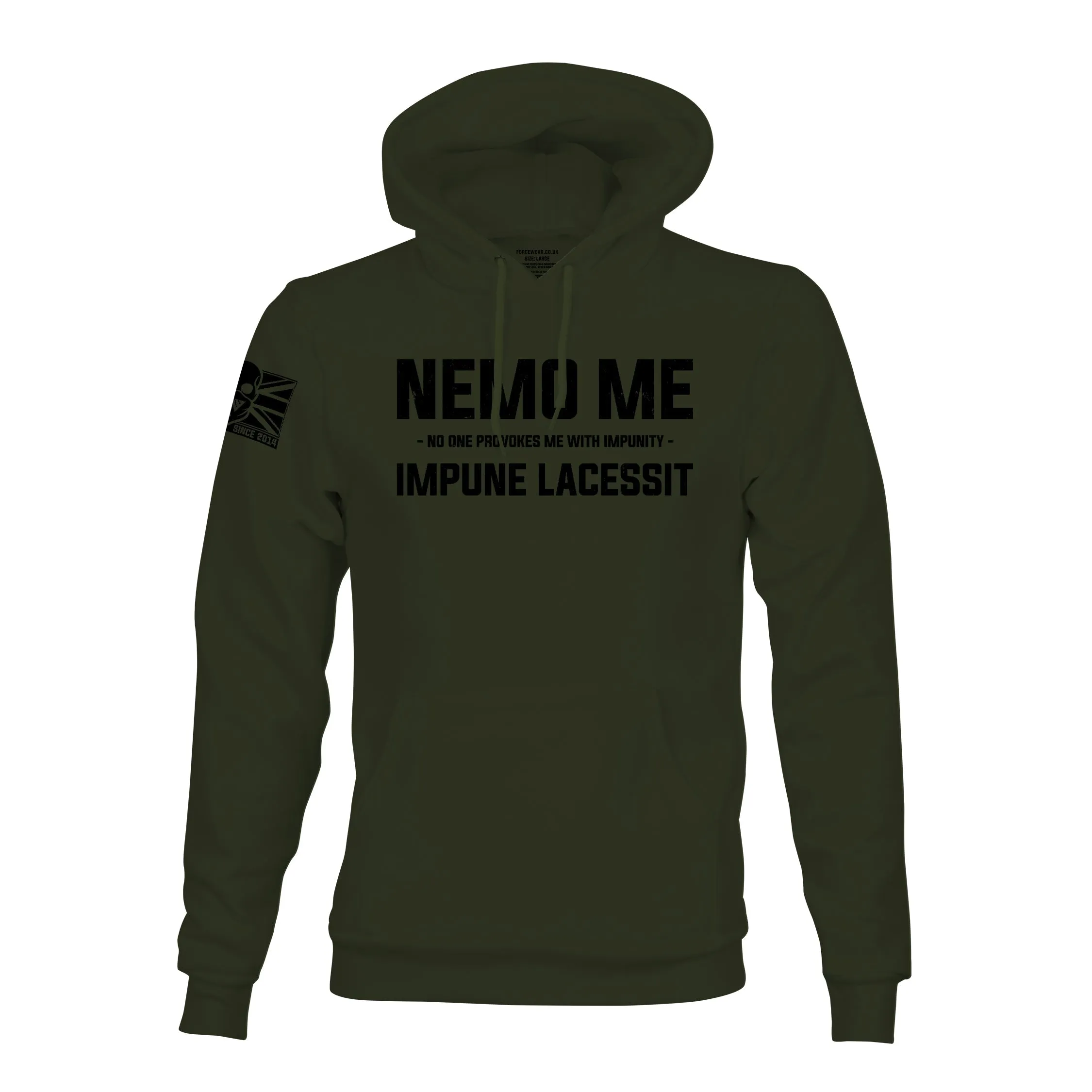 NEMO ME IMPUNE LACESSIT (BLACK WATCH) HOODIE