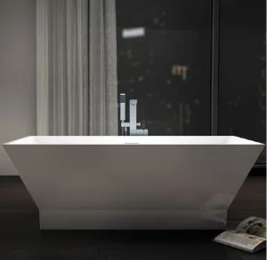 Neptune Wish Free-Standing Soaker Tub - 66" L x 30" W x 22-1/4" H - WISH R2