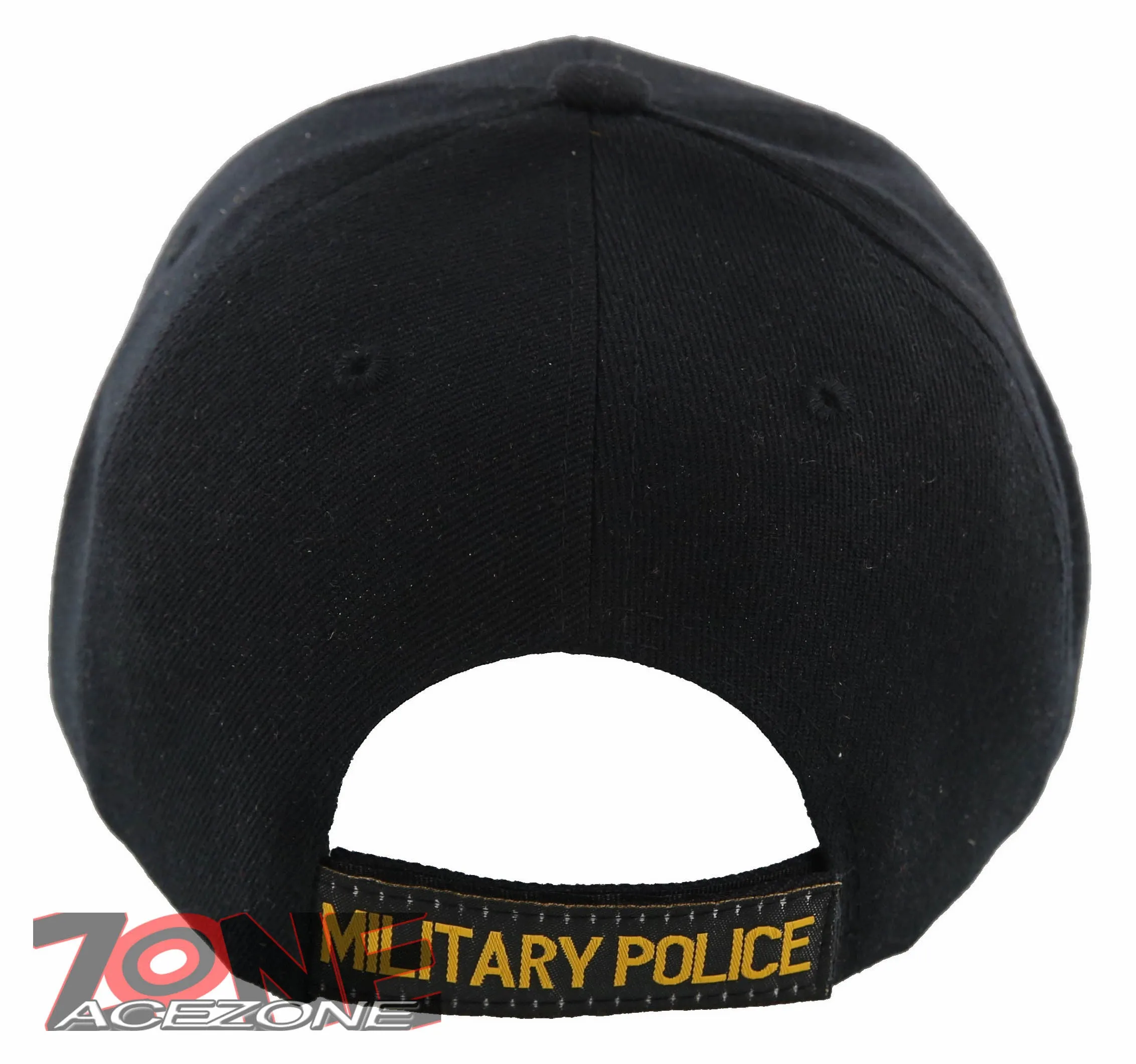 NEW! MILITARY POLICE BALL CAP HAT BLACK