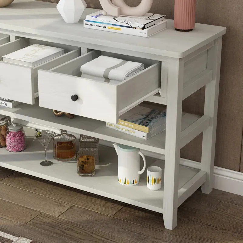 NEW Retails $400 Wayfair Nibbi 47" Console Table, White