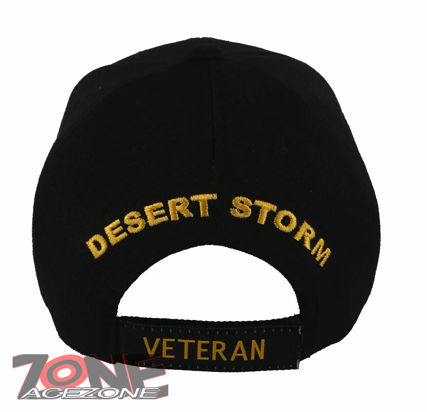NEW! US MILITARY OPERATION DESERT STORM RIBBON BAR VETERAN CAP HAT BLACK