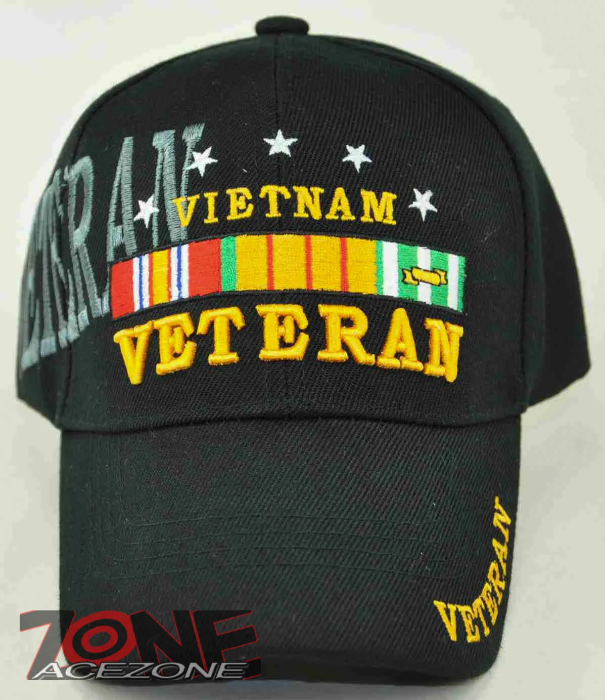 NEW! VIETNAM VETERAN FIVE STAR MILITARY CAP HAT
