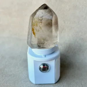 Night Light with Smoky Quartz Crystal