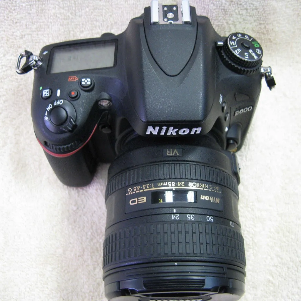 Nikon D600 with 24-85mm Lens