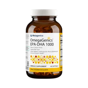 OmegaGenics® EPA-DHA 1000 <br>Triglyceride Form Helps Support Cardiovascular, Musculoskeletal, & Immune System Health*
