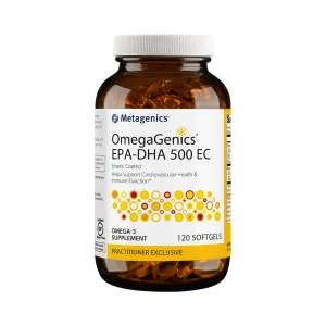 OmegaGenics® EPA-DHA 500 EC <br>Enteric Coated Helps Support Cardiovascular Health & Immune Function*