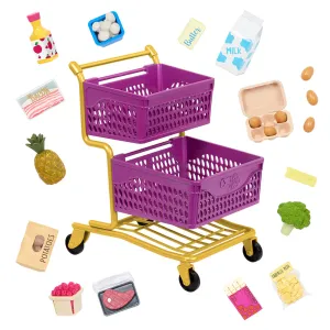 Our Generation At the Market Shopping Cart for 18" Doll