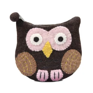 Owl Face Shaped Coin Purse