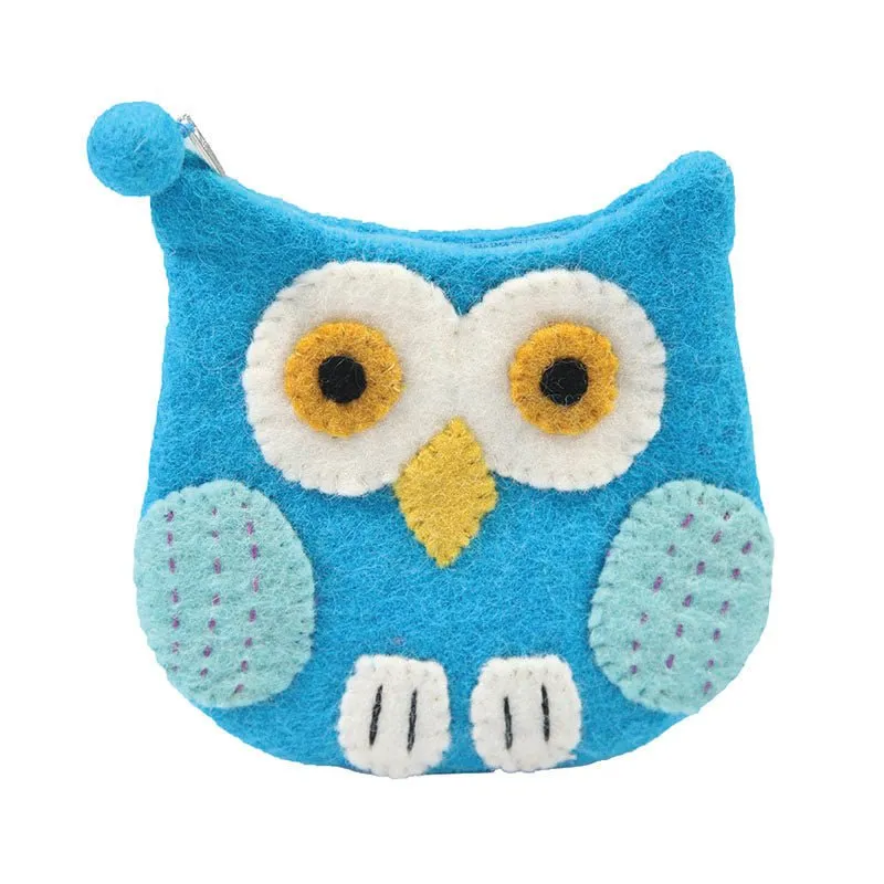Owl Face Shaped Coin Purse