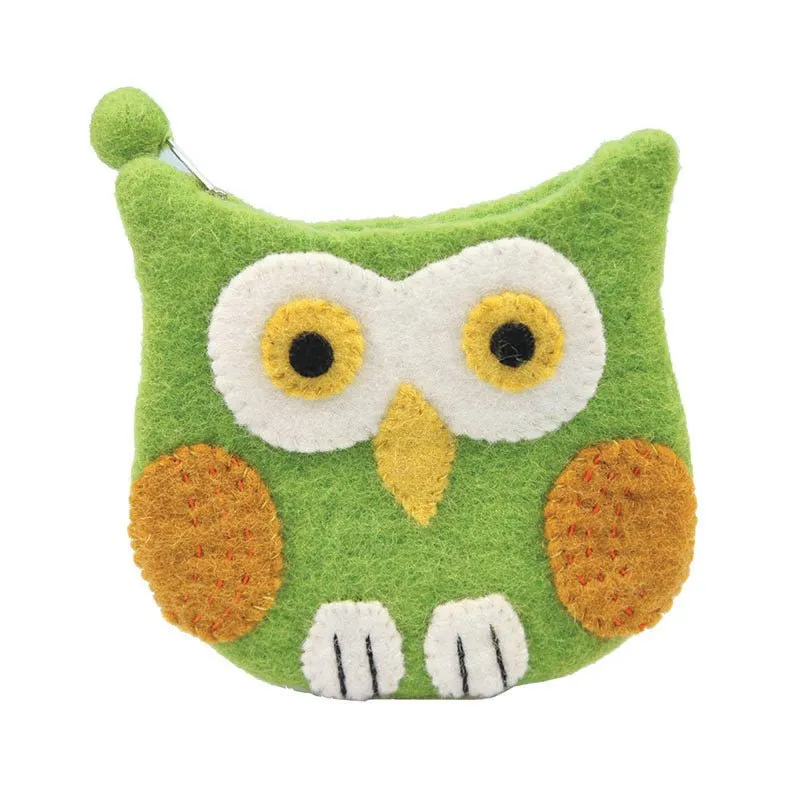 Owl Face Shaped Coin Purse